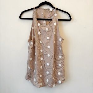 NWT Blu Pepper Polka Dot Tank Top